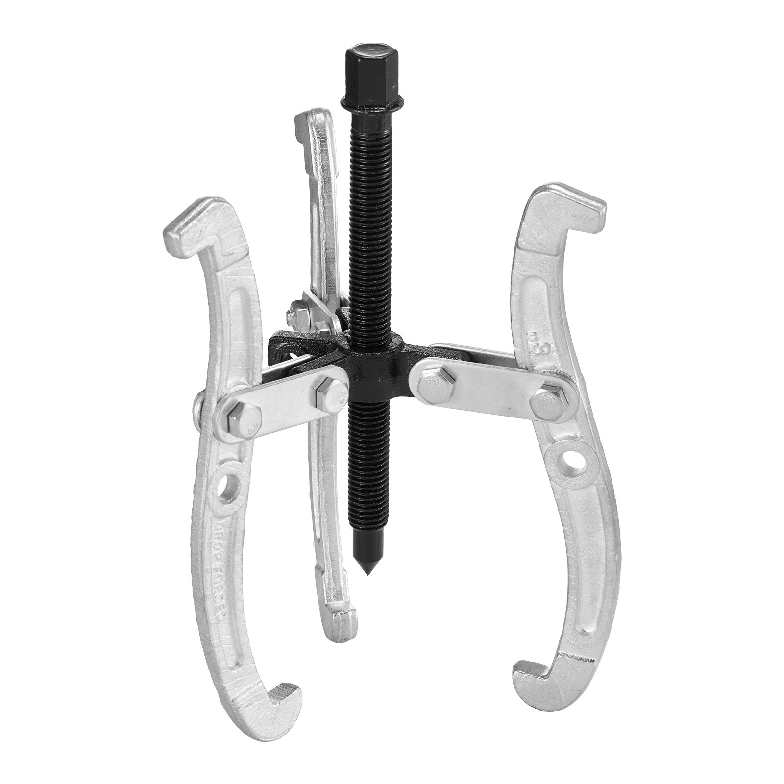Gear Puller Set, 76.2 mm/101.6 mm/152.4 mm/203.2 mm 3 Jaw Bearing Puller with Reversible Jaws, 2 Jaw/3 Jaw Pulley Puller, 4 PCS Bearing Puller Tool Kit for Pulley Gear Bearing Flywheel Removal