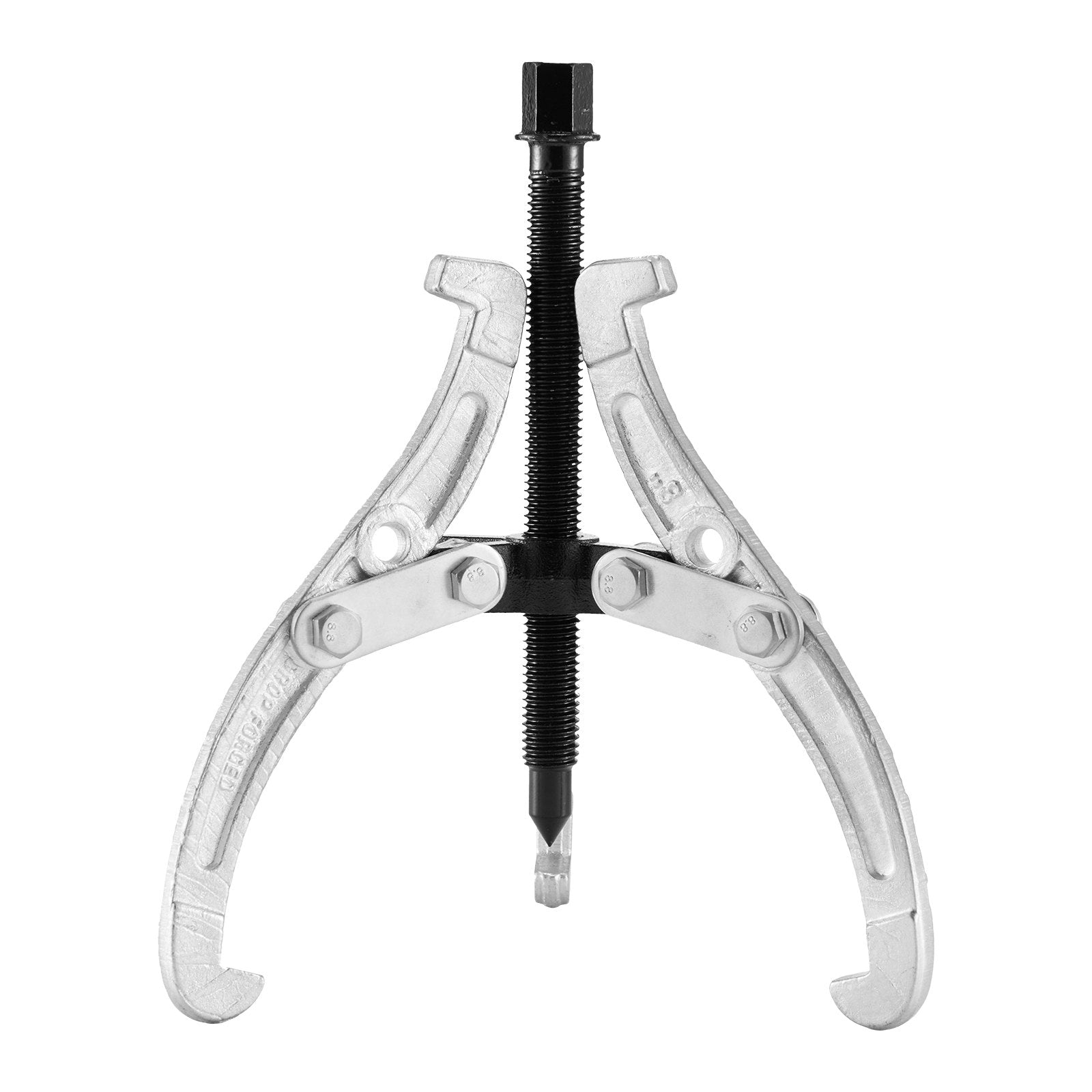 Gear Puller Set, 76.2 mm/101.6 mm/152.4 mm/203.2 mm 3 Jaw Bearing Puller with Reversible Jaws, 2 Jaw/3 Jaw Pulley Puller, 4 PCS Bearing Puller Tool Kit for Pulley Gear Bearing Flywheel Removal
