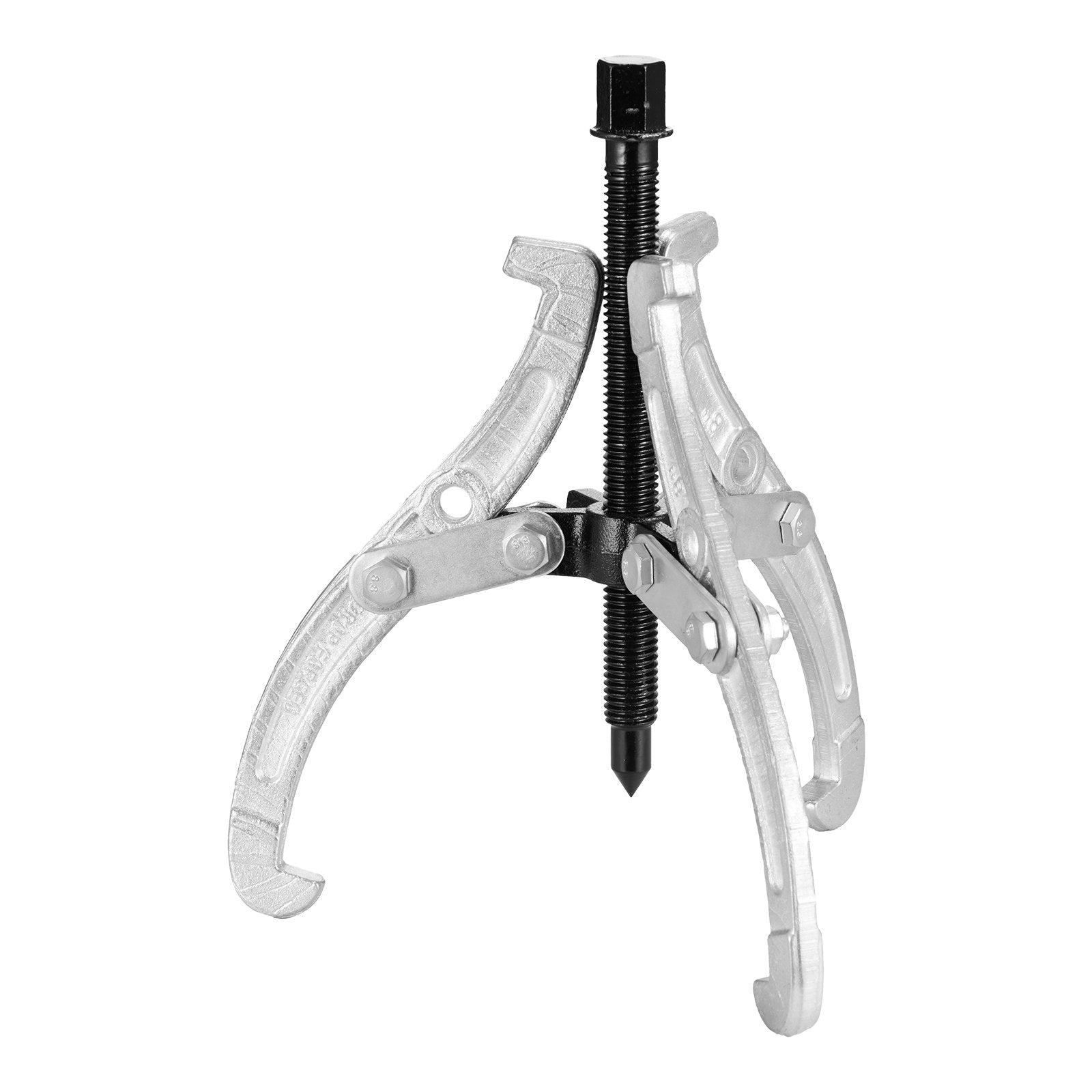 Gear Puller Set, 76.2 mm/101.6 mm/152.4 mm/203.2 mm 3 Jaw Bearing Puller with Reversible Jaws, 2 Jaw/3 Jaw Pulley Puller, 4 PCS Bearing Puller Tool Kit for Pulley Gear Bearing Flywheel Removal