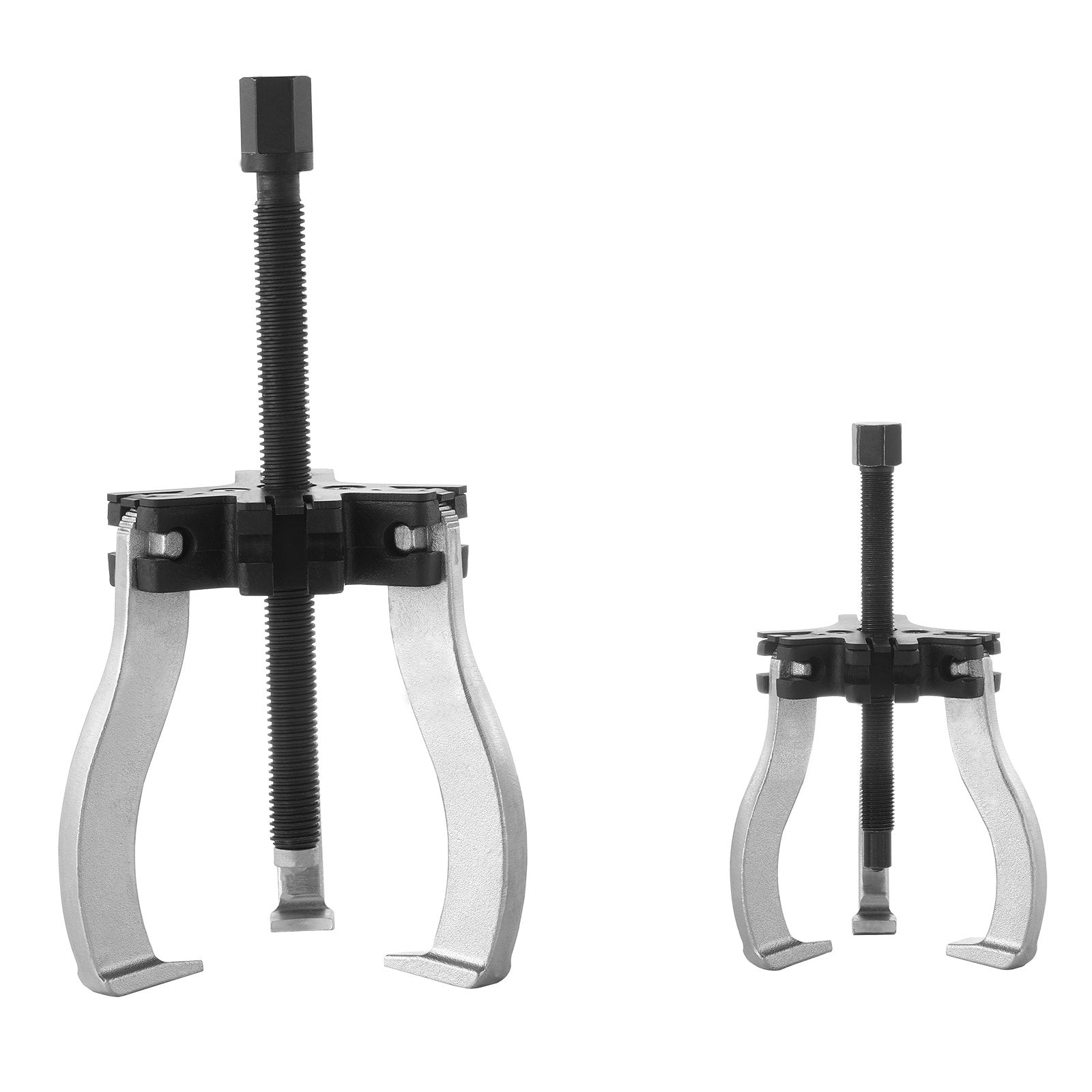 Pull Out Bins: VEVOR Gear Puller Set, 3" and 7" Puller Kit, 3 Jaw Gear Bearing Flywheel Pulley Removal Tool, 2 or 3 Reversible Jaws Wheel Puller, Vertically and Horizontally, External and Internal, 2-Piece