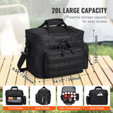 Food Storage: VEVOR Cooler Bag 20L Insulated Lunch Bag Molle Design & Removable Storage Bags
