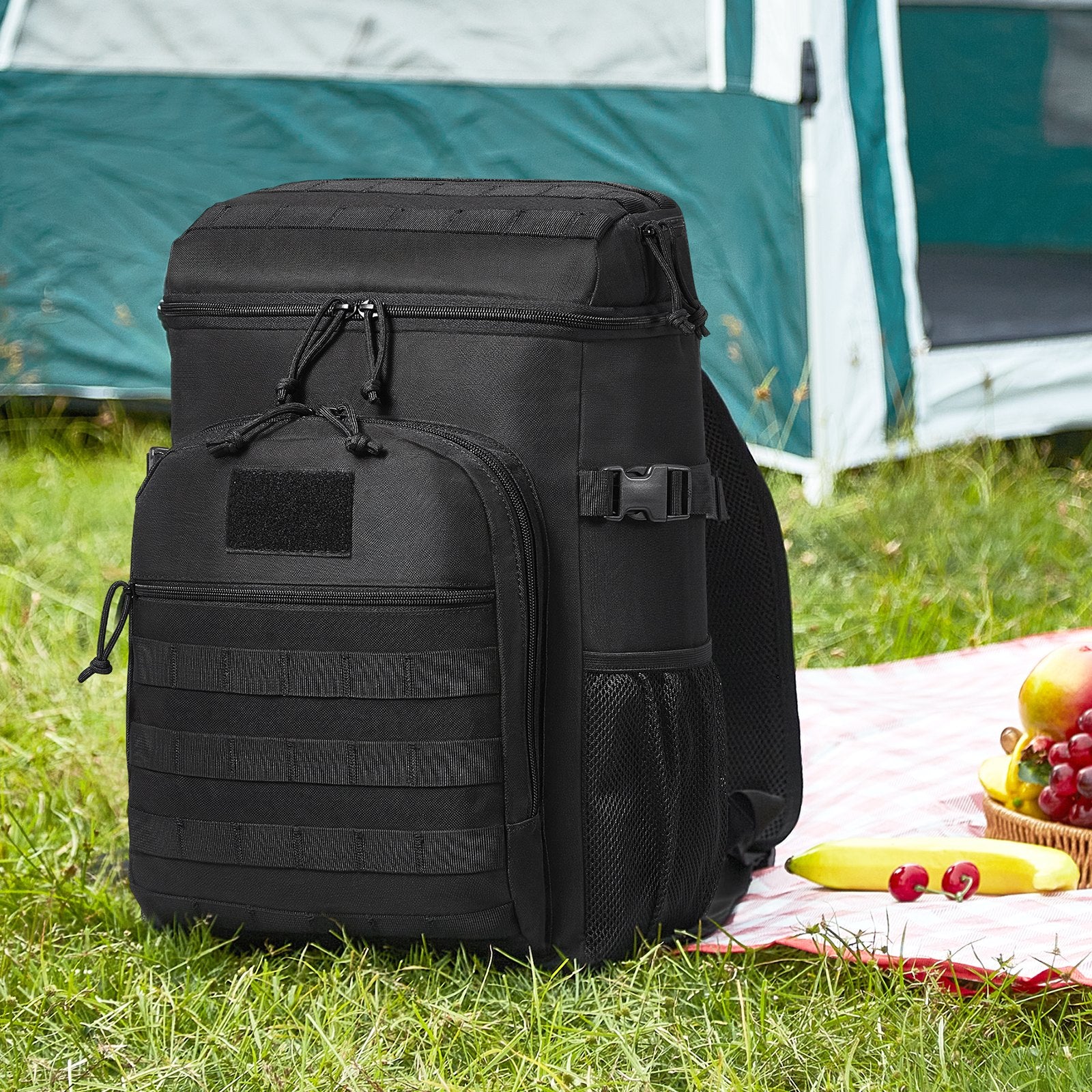 Food Storage: VEVOR Cooler Bag 25L Insulated Lunch Bag Molle Design & Removable Storage Bags