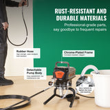 Painting Tools: VEVOR Stand Airless Paint Sprayer, 950W 3000PSI High Efficiency Electric Airless Sprayer, Fine And Even Painting Effect, Handheld Paint Sprayers for Home Interior and Exterior Furniture and Fences
