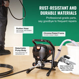Painting Tools: VEVOR Stand Airless Paint Sprayer, 750W 3000PSI High Efficiency Electric Airless Sprayer, Fine And Even Painting Effect, Handheld Paint Sprayers for Home Interior and Exterior Furniture and Fences