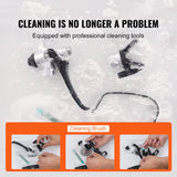 Painting Tools: VEVOR Stand Airless Paint Sprayer, 750W 3000PSI High Efficiency Electric Airless Sprayer, Fine And Even Painting Effect, Handheld Paint Sprayers for Home Interior and Exterior Furniture and Fences
