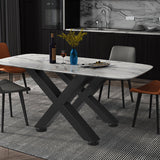 Outdoor Dining Sets: VEVOR Set of 2 Steel Table Legs, 16'Height 15'Wide Dining Table Legs, Heavy Duty 3.1" Square Box Section X Frame Table Legs, 16x15x3.1 Inch Black Color Industrial Country Style Metal Dining Legs