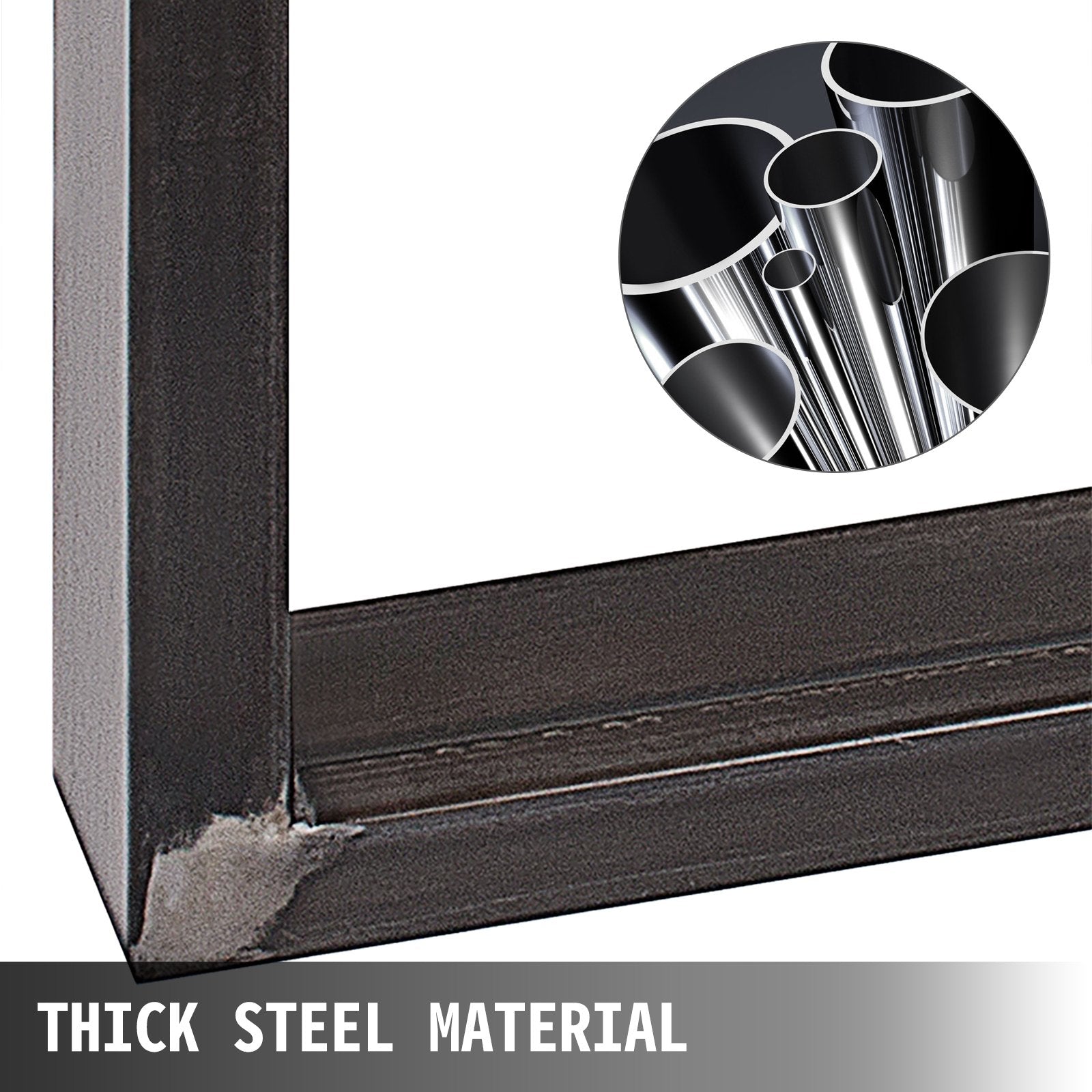 Table Tops & Bases: VEVOR 72 x 60 cm Dining Table Legs Office Table Legs Set of 2 Steel Table Legs Computer Desk Legs Steel Bench Legs Country Style Table Legs DIY Furniture Legs