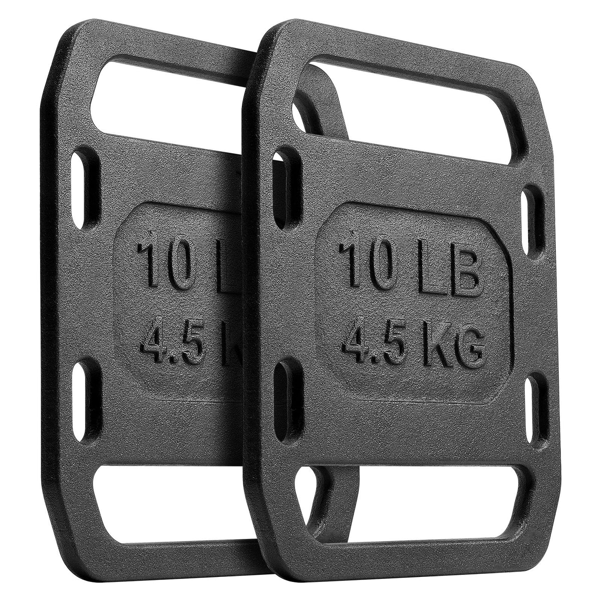 Cast Iron Ruck Weights,  10LB Pair Ruck Plate, Weighted Weights for Rucking, Adjustable Ruck Plate with Straps, for Rucking, Swings, Squat, Strength Training, Weightlifting, Fitness Workout
