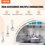 Pretend Play: VEVOR Kitchen Playset Kids Pretend Cooking Play Toy 24 Piece Accessories White