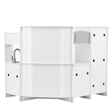 Pretend Play: VEVOR Kitchen Playset Kids Pretend Cooking Play Toy 24 Piece Accessories White
