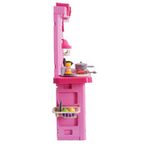 Pretend Play: VEVOR Kitchen Playset Kids Pretend Cooking Play Toy 74 Piece Accessories Pink