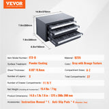 Makeup Organisation & Storage: VEVOR Drill Bit Dispenser Cabinet, Three-Drawer Drill Bit Organizer Cabinet for A to Z, Steel Drill Dispenser Organizer Cabinet with Labels, Stackable Drill Dispenser for Drill Bit Storage