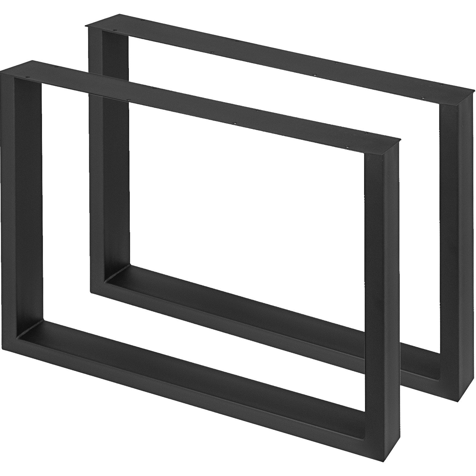 Table Tops & Bases: VEVOR Black Metal Table Legs Set of 2 Steel Table Legs 800x720 MM Dining Table Legs Office Table Legs Computer Desk Legs Steel Bench Legs Country Style Table Legs DIY Furniture Legs