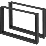 Table Tops & Bases: VEVOR Black Metal Table Legs Set of 2 Steel Table Legs 800x720 MM Dining Table Legs Office Table Legs Computer Desk Legs Steel Bench Legs Country Style Table Legs DIY Furniture Legs