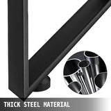 Table Tops & Bases: VEVOR Black Metal Table Legs Set of 2 Steel Table Legs 800x720 MM Dining Table Legs Office Table Legs Computer Desk Legs Steel Bench Legs Country Style Table Legs DIY Furniture Legs