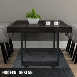 Table Tops & Bases: VEVOR Black Metal Table Legs Set of 2 Steel Table Legs 800x720 MM Dining Table Legs Office Table Legs Computer Desk Legs Steel Bench Legs Country Style Table Legs DIY Furniture Legs