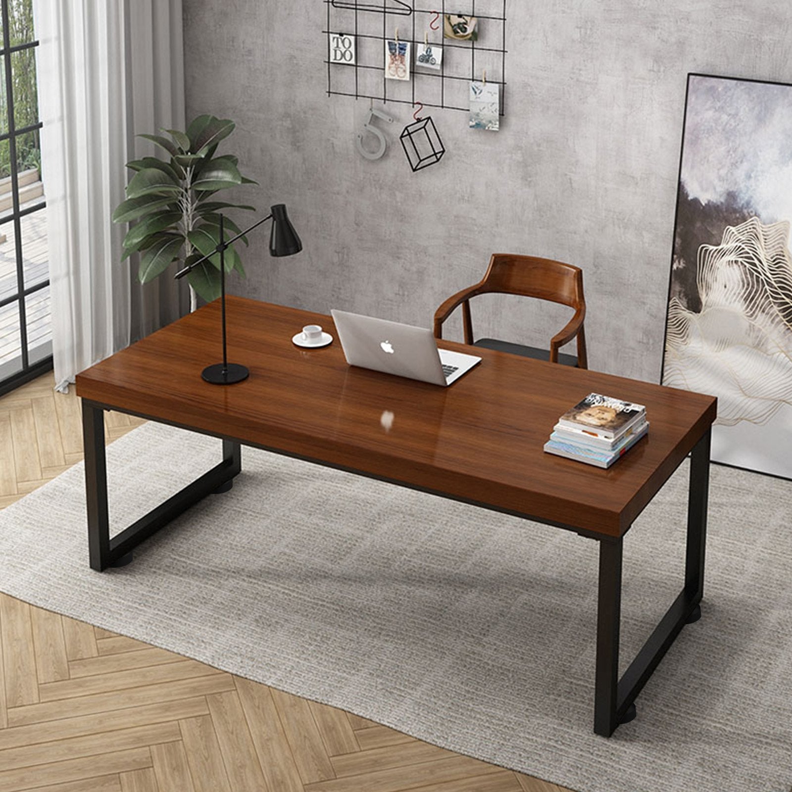 Table Tops & Bases: VEVOR Black Metal Table Legs Set of 2 Steel Table Legs 800x720 MM Dining Table Legs Office Table Legs Computer Desk Legs Steel Bench Legs Country Style Table Legs DIY Furniture Legs