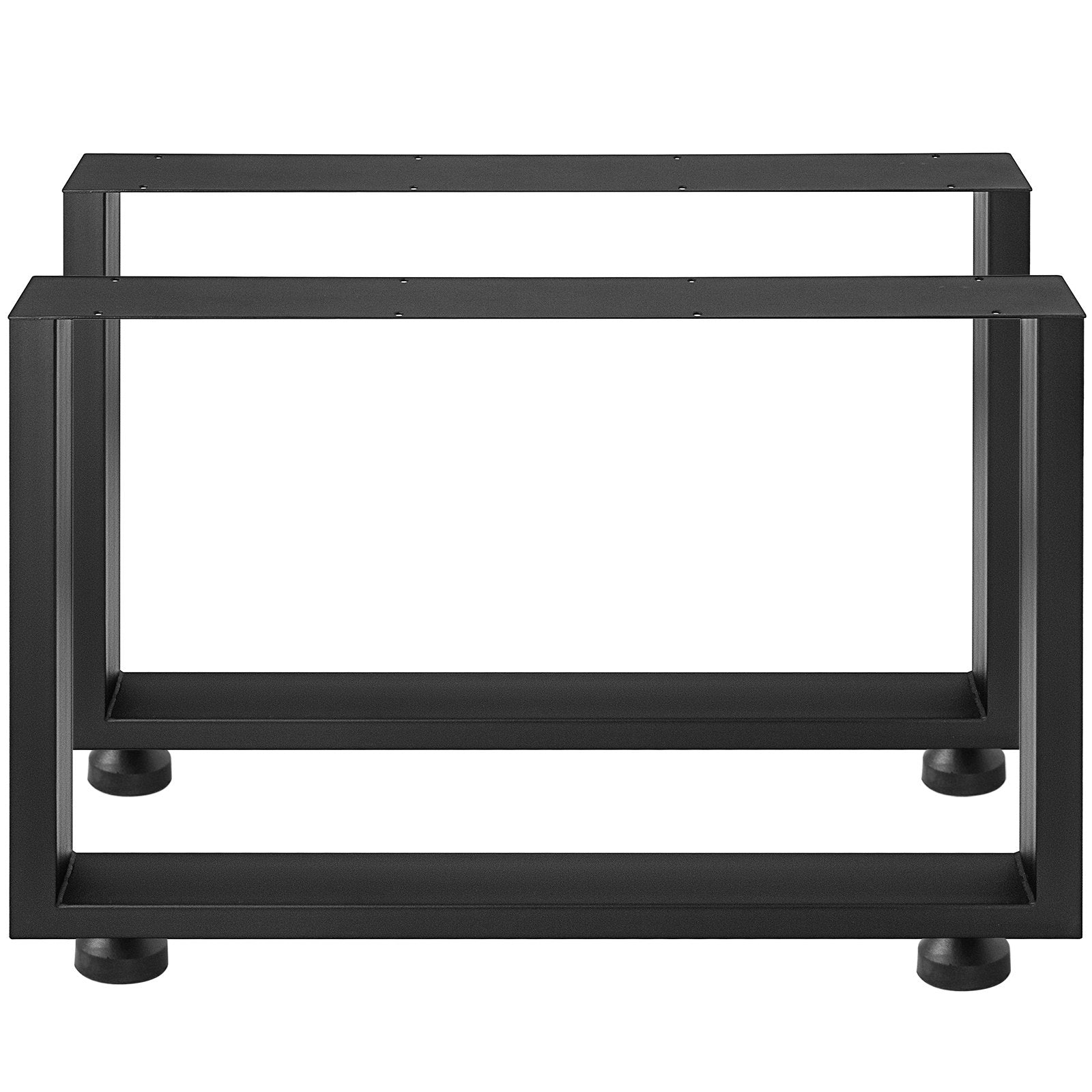 Table Tops & Bases: VEVOR Black Metal Table Legs Set of 2 Steel Table Legs 800x720 MM Dining Table Legs Office Table Legs Computer Desk Legs Steel Bench Legs Country Style Table Legs DIY Furniture Legs