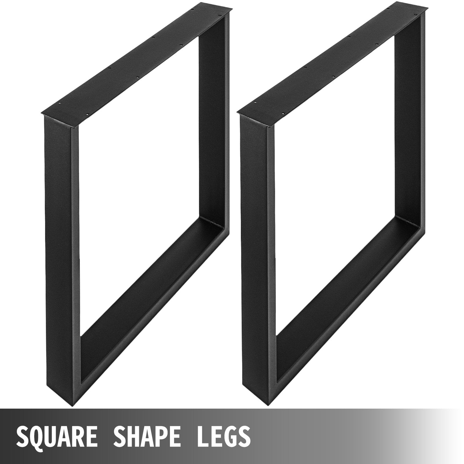 Table Tops & Bases: VEVOR Black Metal Table Legs Set of 2 Steel Table Legs 35x28 Inch Dining Table Legs Office Table Legs Computer Desk Legs Steel Bench Legs Country Style Table Legs DIY Furniture Legs