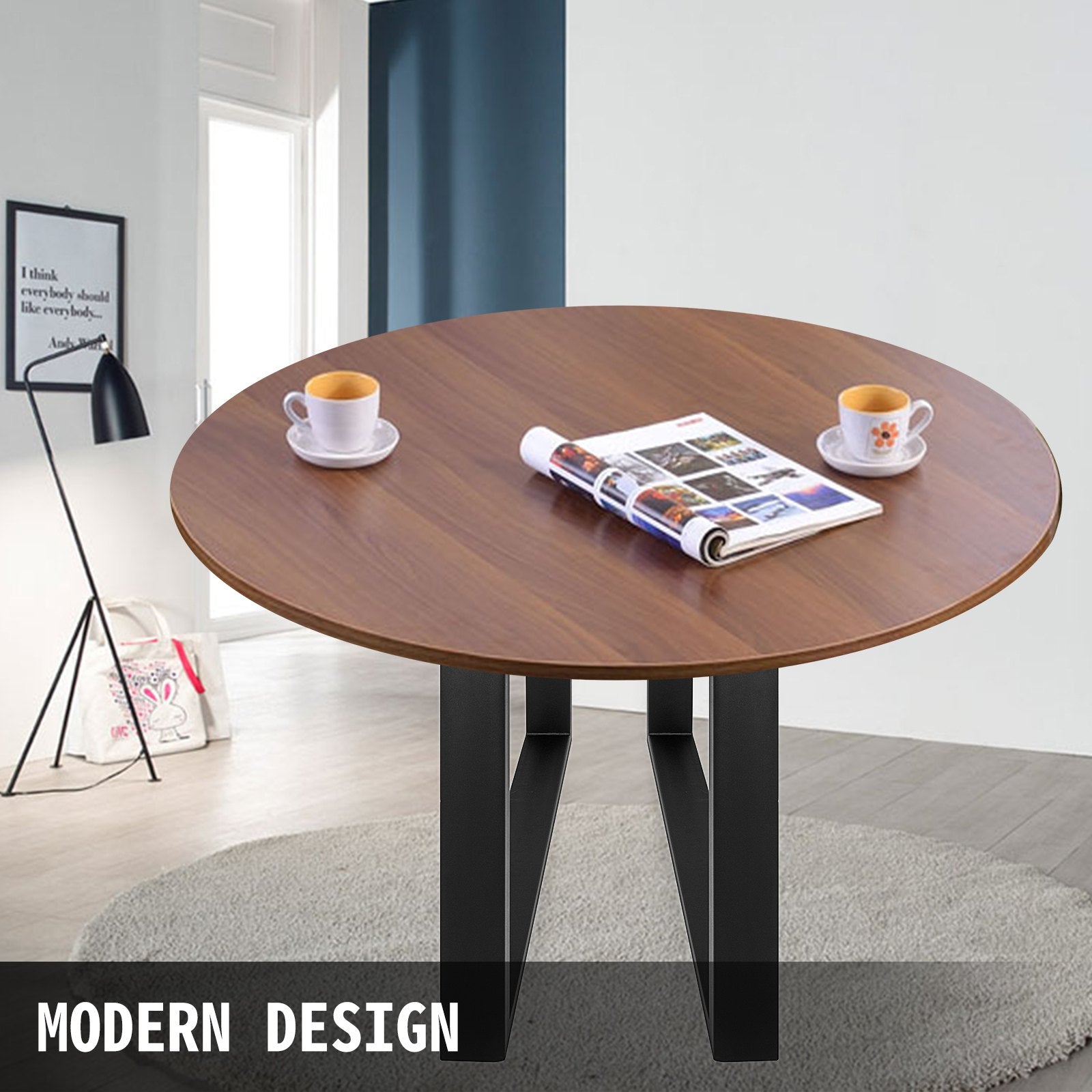 Table Tops & Bases: VEVOR Black Metal Table Legs Set of 2 Steel Table Legs 35x28 Inch Dining Table Legs Office Table Legs Computer Desk Legs Steel Bench Legs Country Style Table Legs DIY Furniture Legs