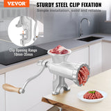 Building Materials: VEVOR Manual Meat Grinder Heavy Duty Cast Iron Meat Grinder & Steel Table Clamp