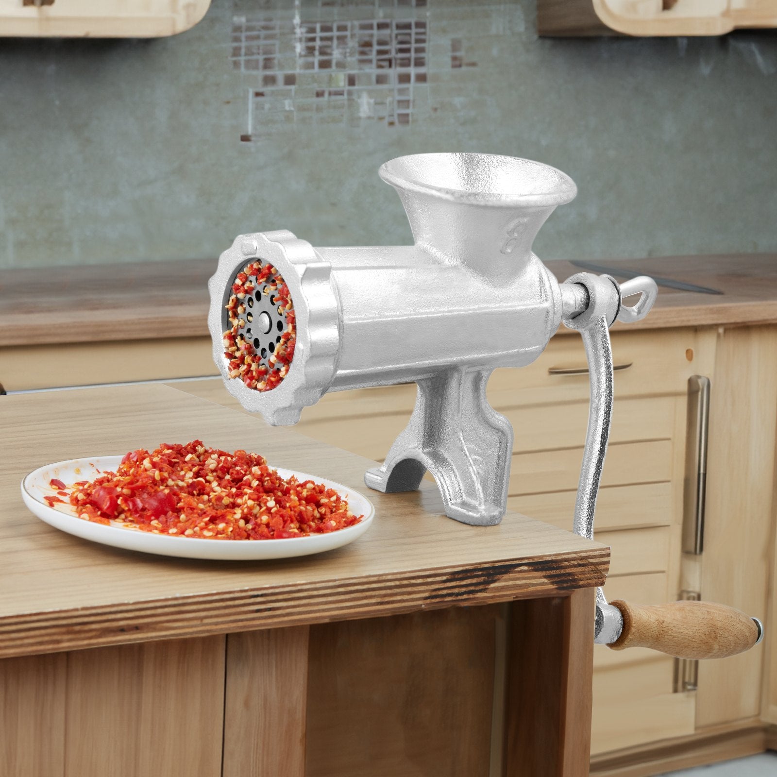 Building Materials: VEVOR Manual Meat Grinder Heavy Duty Cast Iron Meat Grinder & Steel Table Clamp