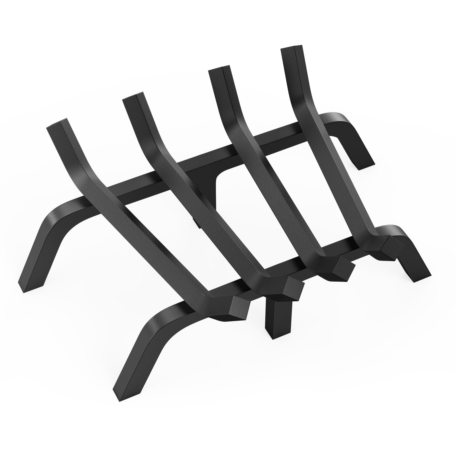 Fire Pits: VEVOR Fireplace Log Grate, 18 inch Heavy Duty Fireplace Grate with 6 Support Legs, Solid Powder-coated Steel Bars, Log Firewood Burning Rack Holder for Indoor and Outdoor Fireplace