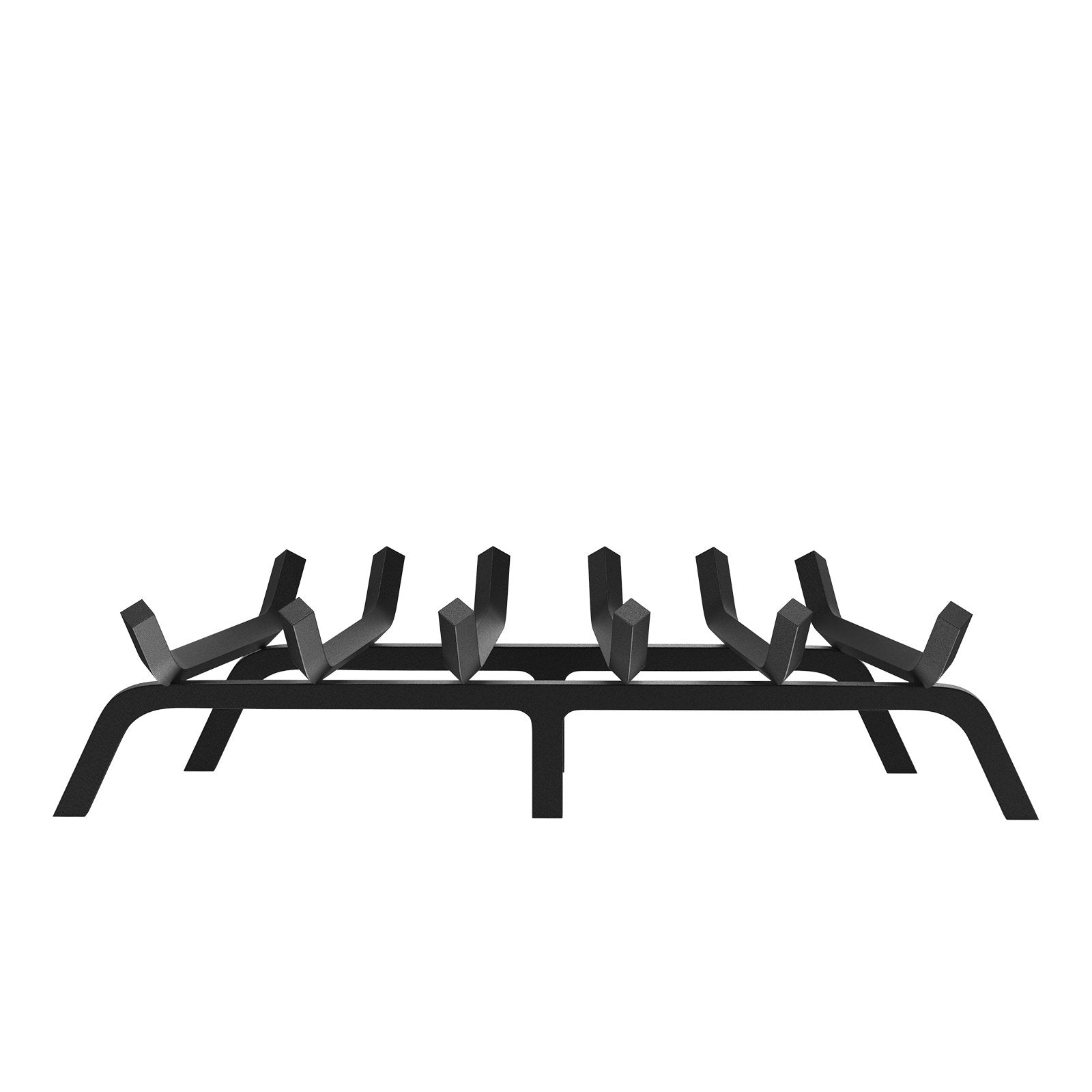 Fire Pits: VEVOR Fireplace Log Grate, 685.8mm Heavy Duty Fireplace Grate with 6 Support Legs, 19.05mm Solid Powder-coated Steel Bars, Log Firewood Burning Rack Holder for Indoor and Outdoor Fireplace