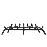 Fire Pits: VEVOR Fireplace Log Grate, 762mm Heavy Duty Fireplace Grate with 6 Support Legs, 19.05mm Solid Powder-coated Steel Bars, Log Firewood Burning Rack Holder for Indoor and Outdoor Fireplace