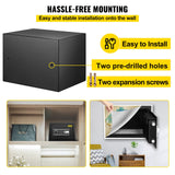 Safes & Lock Boxes: VEVOR Safe Box, 0.8 CU.FT Fingerprint Safe Box for Money w/ 2 Keys & Digital Keypad, Q235 Steel Safe Box for Storing Cash, Jewelry, Pistols, Documents, Watches in Home & Office & Hotel