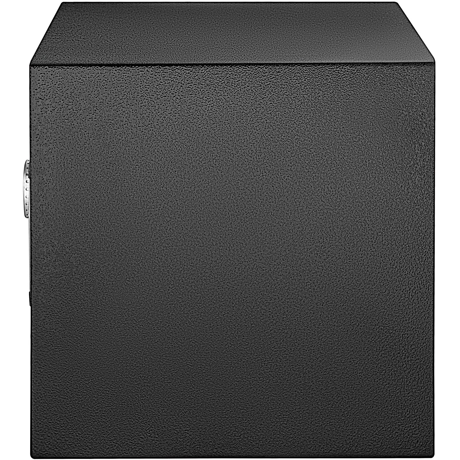 Safe Box, 0.8 CU.FT Fingerprint Safe Box for Money w/ 2 Keys & Digital Keypad, Q235 Steel Safe Box for Storing Cash, Jewelry, Pistols, Documents, Watches in Home & Office & Hotel