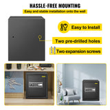 Safes & Lock Boxes: VEVOR Safe Box, 1.7 CU.FT Fingerprint Safe Box for Money with 2 Keys & Digital Keypad, Q235 Steel Safe Box for Storing Cash, Jewelry, Pistols, Documents, Watches in Home & Office & Hotel