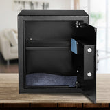 Safes & Lock Boxes: VEVOR Safe Box, 1.7 CU.FT Fingerprint Safe Box for Money with 2 Keys & Digital Keypad, Q235 Steel Safe Box for Storing Cash, Jewelry, Pistols, Documents, Watches in Home & Office & Hotel