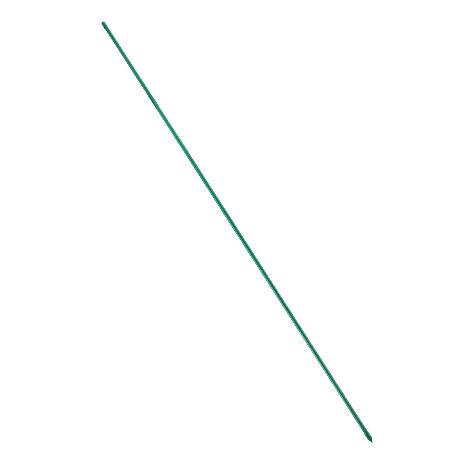 Garden Stakes, 25 Pack, 2100 mm, Plastic Coated Metal Tomato Stakes, Garden Sticks for Plants Support, with Pointed End and Non-Slip Bumps for Growing Climbing Plants, Outdoor Vegetables