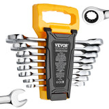 Basketball & Basketball Accessories: VEVOR Combination Wrench Set 8-Piece Metric 8 mm to 19 mm with Organizer Rack