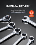 Basketball & Basketball Accessories: VEVOR Combination Wrench Set 8-Piece Metric 8 mm to 19 mm with Organizer Rack