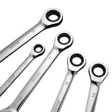 Basketball & Basketball Accessories: VEVOR Combination Wrench Set 8-Piece Metric 8 mm to 19 mm with Organizer Rack