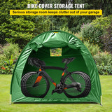 Tents: VEVOR Bike Cover Storage Tent, 420D Oxford Fabric Portable for 4 Bikes, Outdoor Waterproof Anti-Dust Bicycle Storage Shed, Heavy Duty for Bikes, Lawn Mower, and Garden Tools, with Carry Bag, Green