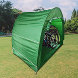 Tents: VEVOR Bike Cover Storage Tent, 420D Oxford Fabric Portable for 4 Bikes, Outdoor Waterproof Anti-Dust Bicycle Storage Shed, Heavy Duty for Bikes, Lawn Mower, and Garden Tools, with Carry Bag, Green