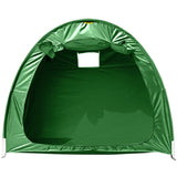 Tents: VEVOR Bike Cover Storage Tent, 420D Oxford Fabric Portable for 4 Bikes, Outdoor Waterproof Anti-Dust Bicycle Storage Shed, Heavy Duty for Bikes, Lawn Mower, and Garden Tools, with Carry Bag, Green