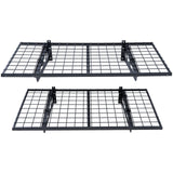 Wall Storage Racks: VEVOR Garage Storage Shelving, 2 Pack, 122 x 61 cm Heavy Duty Garage Shelves Wall Mounted, 502 lbs Load Capacity(Total) Garage Storage Rack Floating Shelves, Suitable for Shop, Shed, Garage Storage