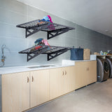 Wall Storage Racks: VEVOR Garage Storage Shelving, 2 Pack, 122 x 61 cm Heavy Duty Garage Shelves Wall Mounted, 502 lbs Load Capacity(Total) Garage Storage Rack Floating Shelves, Suitable for Shop, Shed, Garage Storage