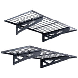 Wall Storage Racks: VEVOR Garage Storage Shelving, 2 Pack, 122 x 61 cm Heavy Duty Garage Shelves Wall Mounted, 502 lbs Load Capacity(Total) Garage Storage Rack Floating Shelves, Suitable for Shop, Shed, Garage Storage