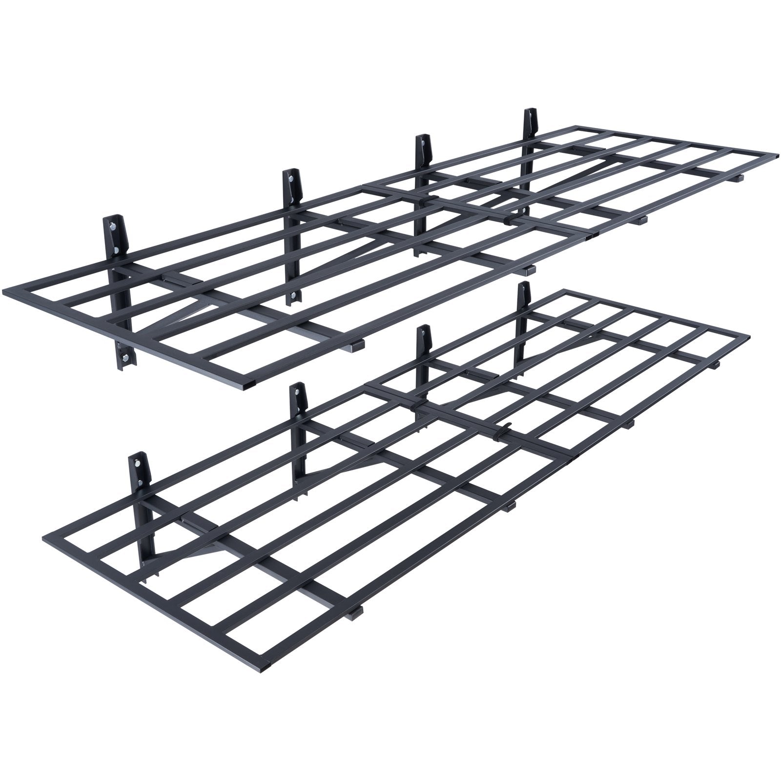 Wall Storage Racks: VEVOR 2PCS 72x24in Garage Storage Shelving Wall Mounted Heavy Duty Shelves Rack