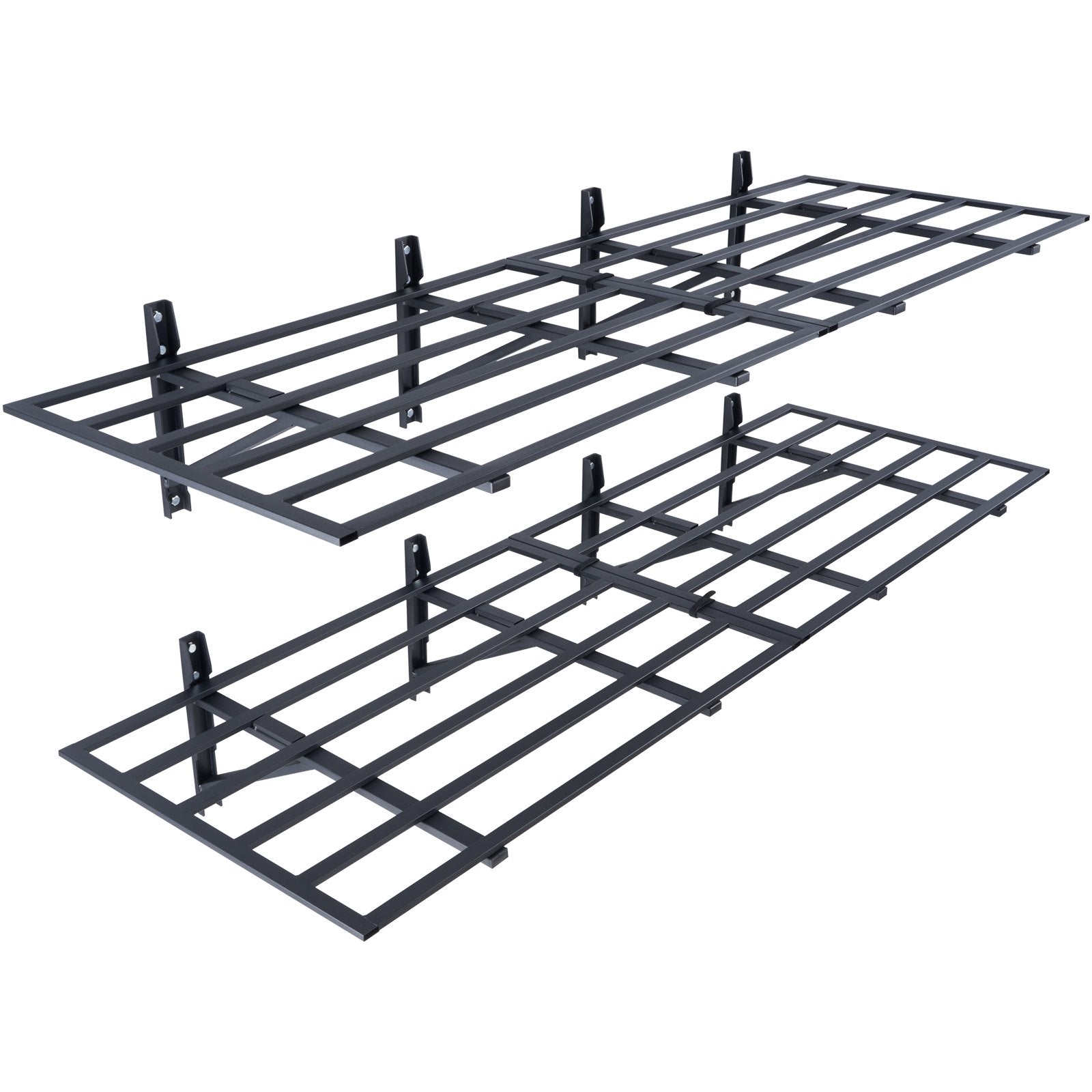 Wall Storage Racks: VEVOR 2PCS 72x24in Garage Storage Shelving Wall Mounted Heavy Duty Shelves Rack