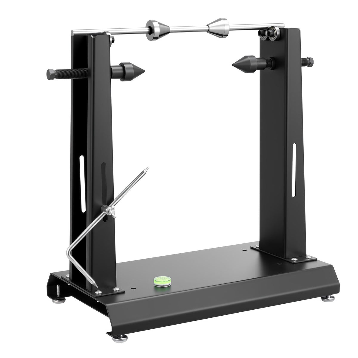 Motorcycle Wheel Balancer, 40 kg Capacity, Tire Balancer & Truing Stand with Adjustable Centering Cones and Truing Pointer, Balancing Tools for Most Motorcycles & Bicycles, 889 mm Wheel Dia