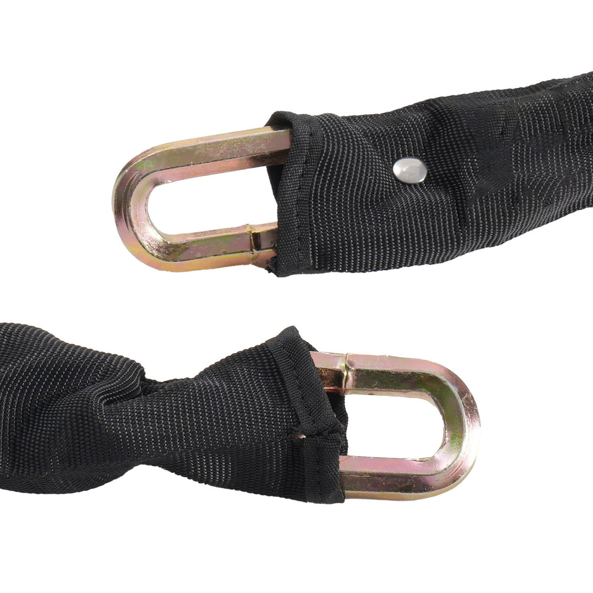 Bike Chain Lock, 5.91 Ft Security Bicycle Chain Lock, Heavy Duty Metal Steel Anti-Theft High Security Bike Locks, Perfect for Bike, Motorcycle, Scooter, Bicycle, Door, Fence, Gate, 9.5mm, Black