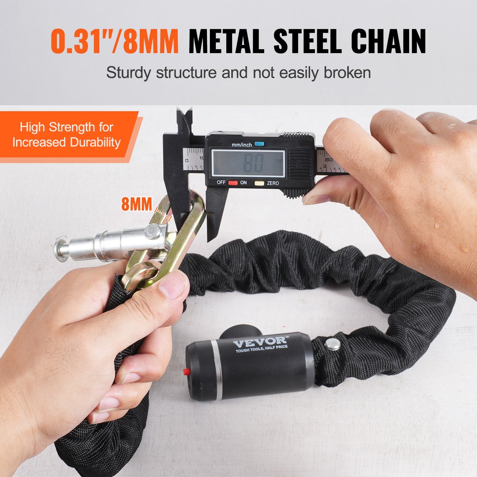 Non-Fiction Books: VEVOR Bike Chain Lock, 2.79 Ft Combination Bicycle Chain Lock with 2 Keys, Heavy Duty Anti-Theft High Security Bike Locks, Perfect for Bike, Motorcycle, Scooter, Bicycle, Door, Fence or Gate, 8mm