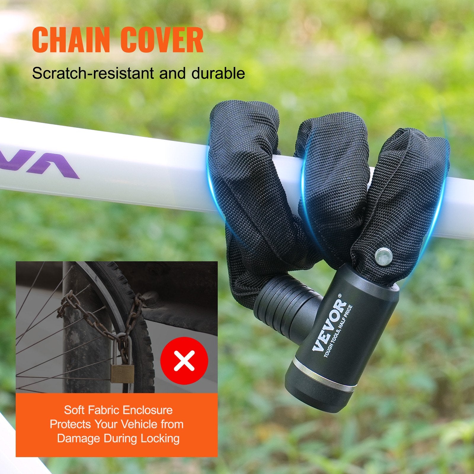 Non-Fiction Books: VEVOR Bike Chain Lock, 2.79 Ft Combination Bicycle Chain Lock with 2 Keys, Heavy Duty Anti-Theft High Security Bike Locks, Perfect for Bike, Motorcycle, Scooter, Bicycle, Door, Fence or Gate, 8mm