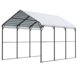 Outdoor Play Equipment: VEVOR Heavy Duty Metal Carport, 10' x 15' Outdoor Carport with Galvanized Steel Frame & Roof, Car Tent Garage Shade with Removable Sidewalls, Multi-Use Car Shelter for Pickup, Boat, Car & Tractors